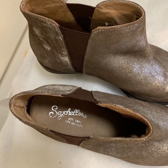 SEYCHELLES Women’s Offstage Ankle Leather Boots Pewter size 7 - Picture 5 of 6